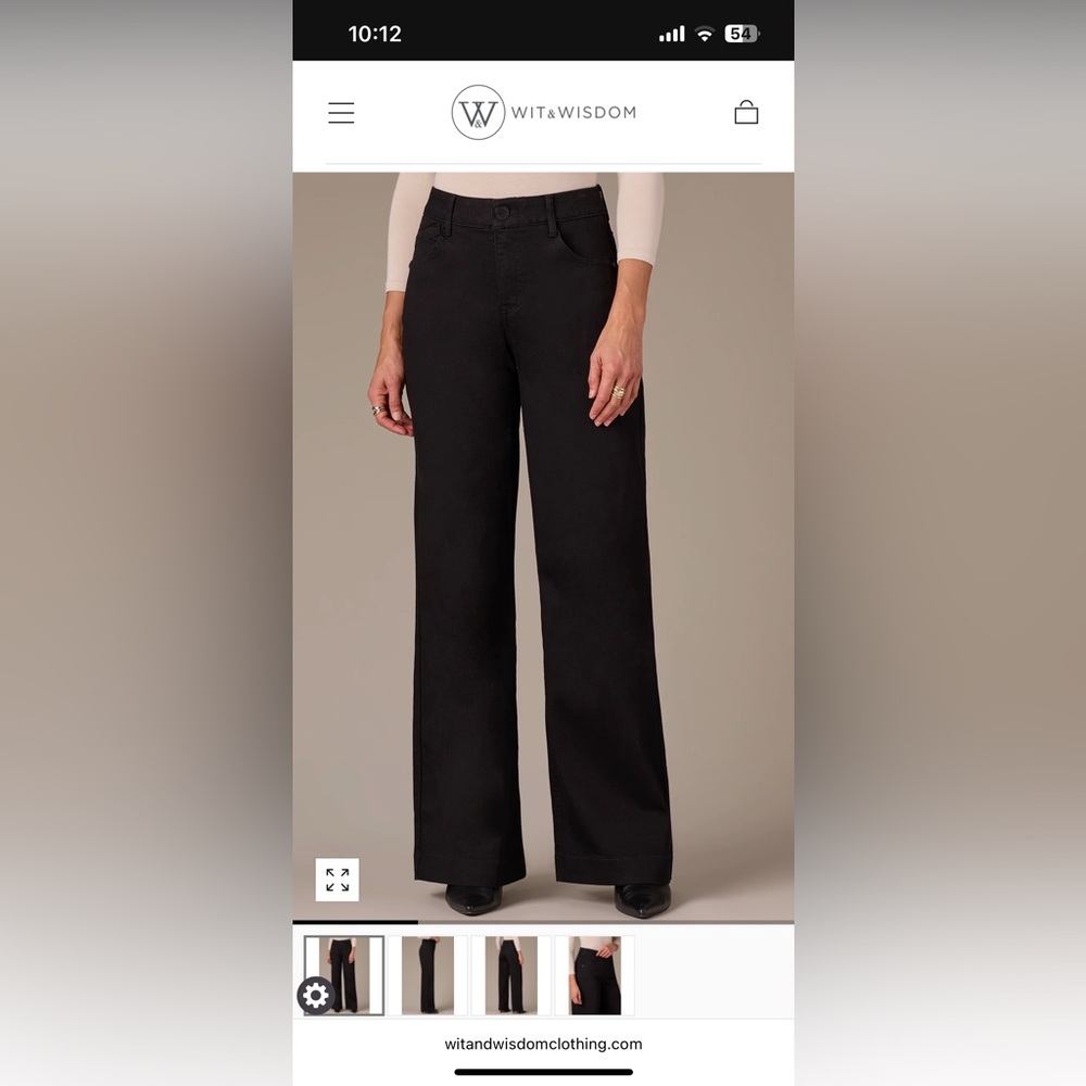 Elegant High Rise Black Women's Jeans